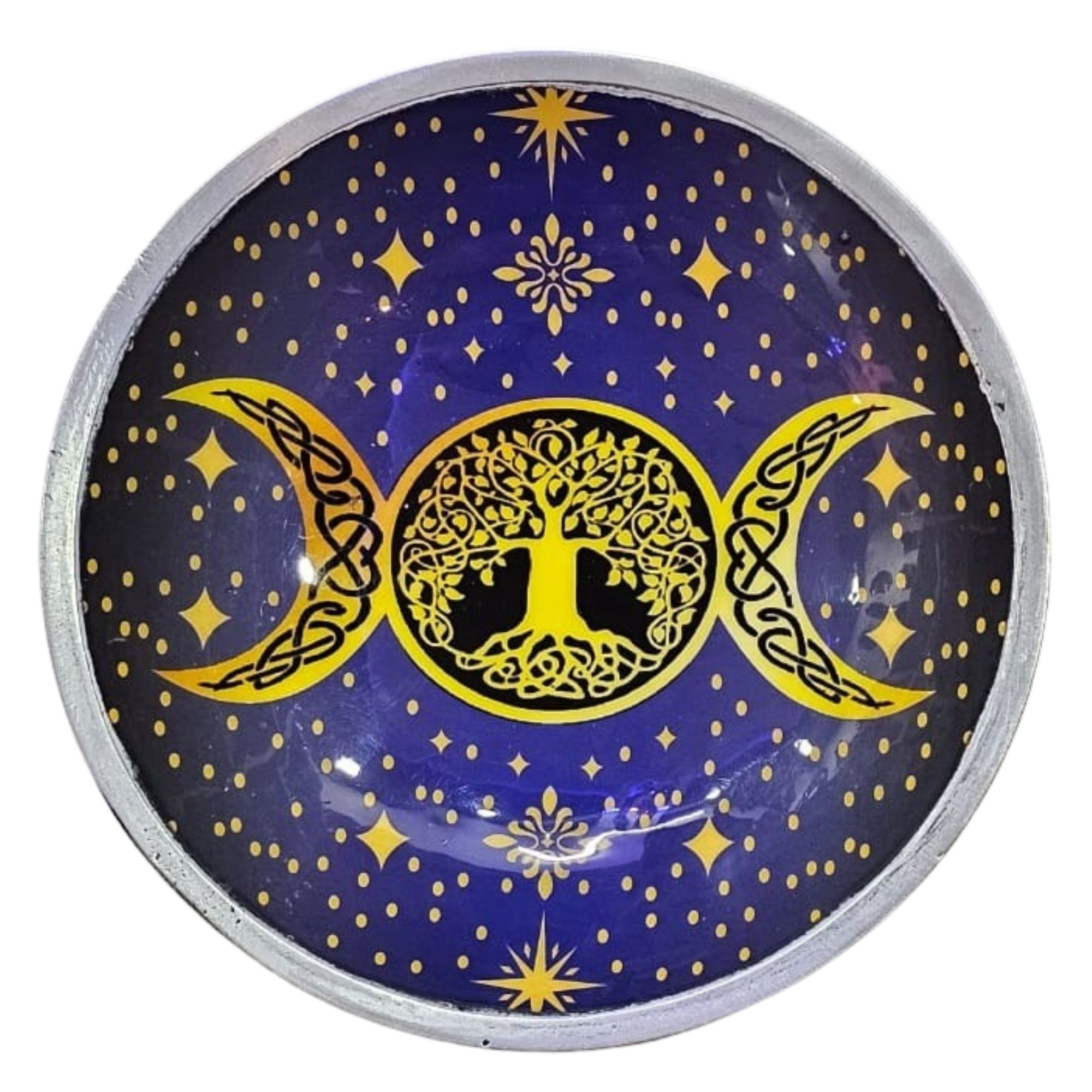 Triple Moon Offering Plate