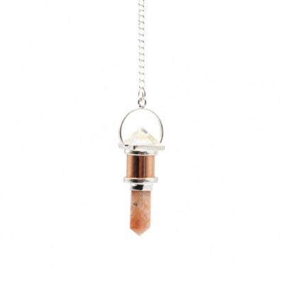 The Moon Chamber- Sunstone Copper Pendulum