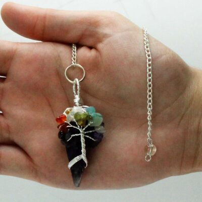 Seven Chakra Pendulum – Amethyst