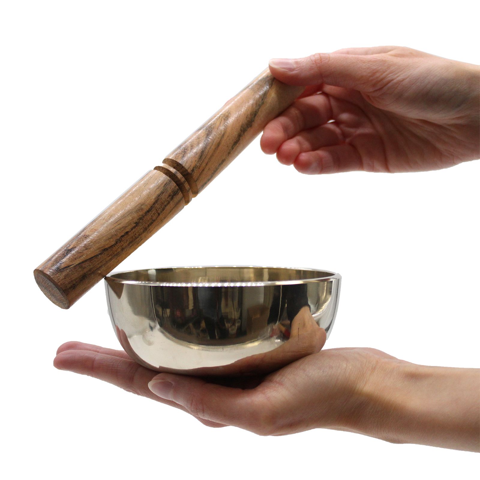 Medium Brass Sing Bowl – 12cm 3 Medium Brass Sing Bowl – 12cm