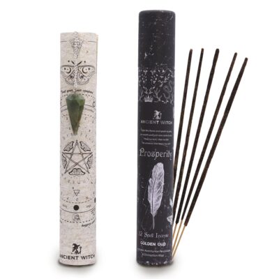 Ancient Witch Spell Incense – Prosperity – Aventurine Pendulum