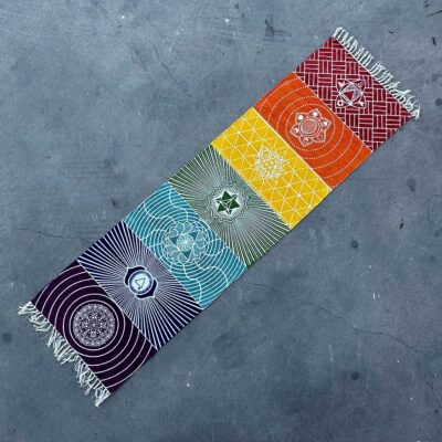 7 Chakras Yoga Rug