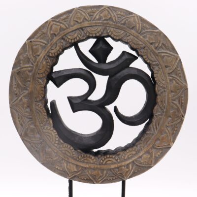 Buddha Feng Shui Set – Om – Grey & Black