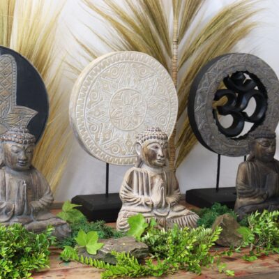 Buddha Feng Shui Set – Classic Mandala – Natural