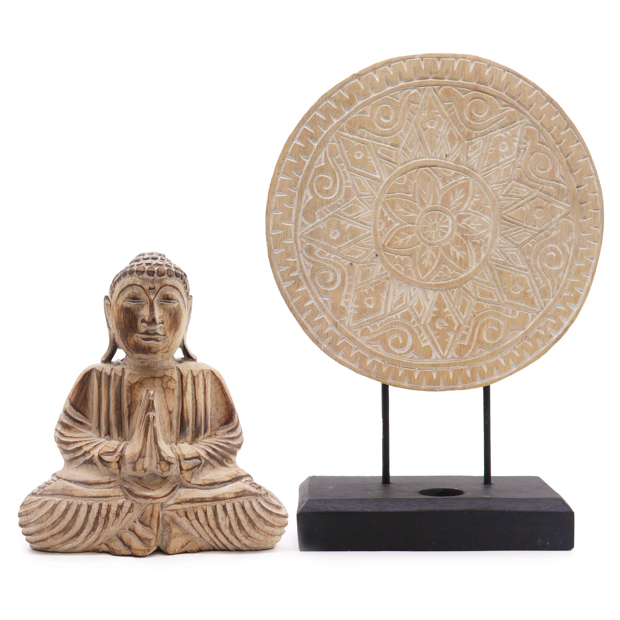 Buddha Feng Shui Set – Classic Mandala – Natural Buddha Feng Shui Set – Classic Mandala – Natural
