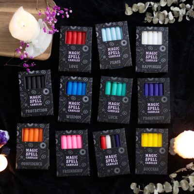 Light Blue Spell Candles – Peace