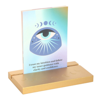 Aura Affirmation Cards with Wooden Stand