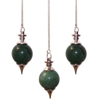Sphere Pendulums – Green Aventurine