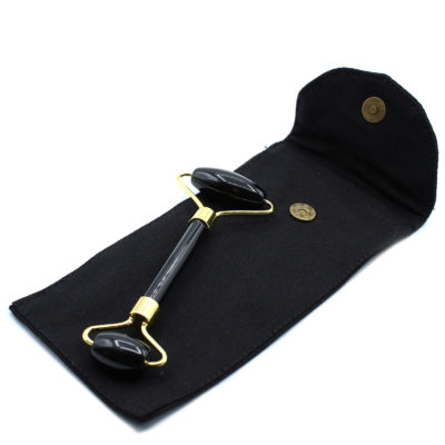 Black Obsidian Gemstone Face Roller