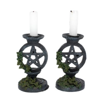 Ivy Pentagram Candlesticks