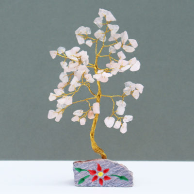 Rose Quartz Gem Tree 80 Stones