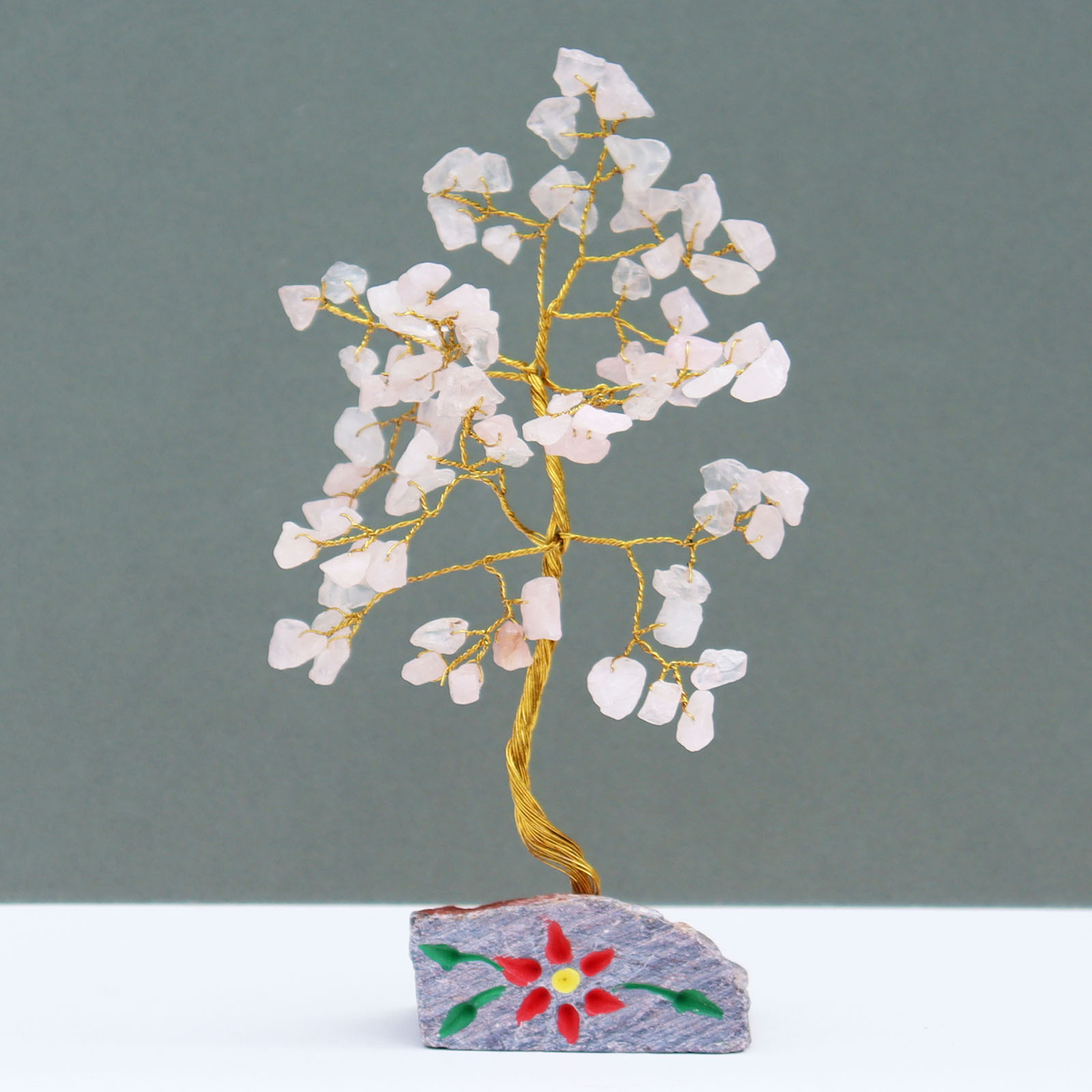 Rose Quartz Gem Tree 80 Stones Rose Quartz Gem Tree 80 Stones