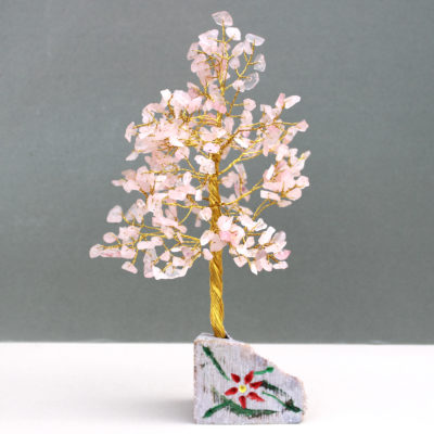 Rose Quartz -Gem Tree 320 Stones