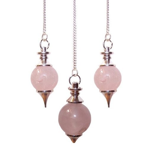 Sphere Pendulums – Rose Quartz Sphere Pendulums – Rose Quartz
